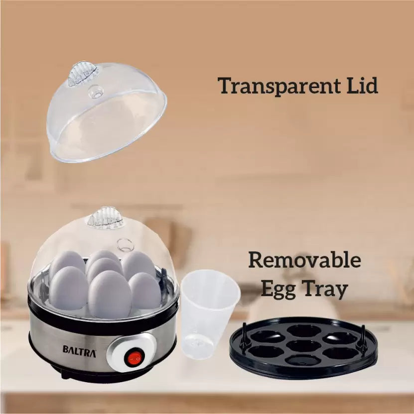 Baltra Electric Egg Boiler BEG-101/ Eggy Egg Cooker (Grey, 7 Eggs) Baltra Electric Egg Boiler BEG-101/ Eggy Egg Cooker (Grey, 7 Eggs)